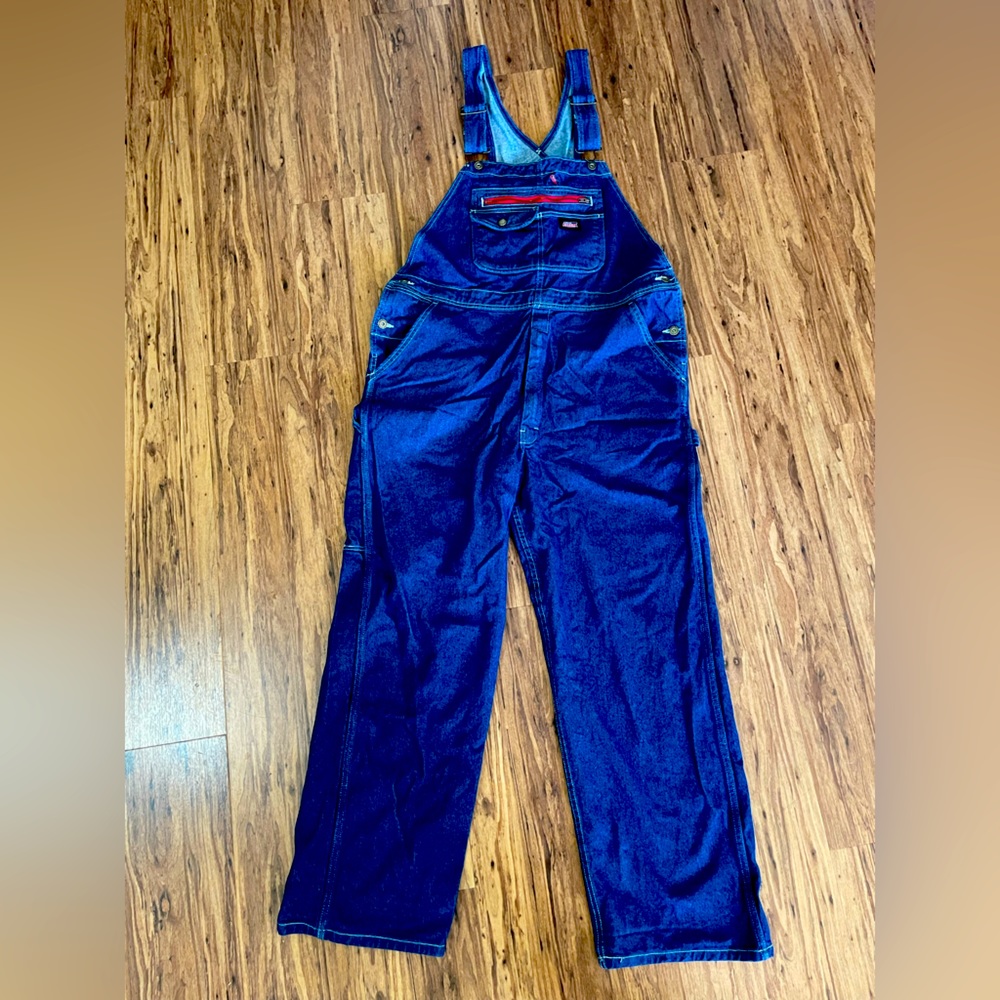 Dickie’s Denim Overalls Men’s Large